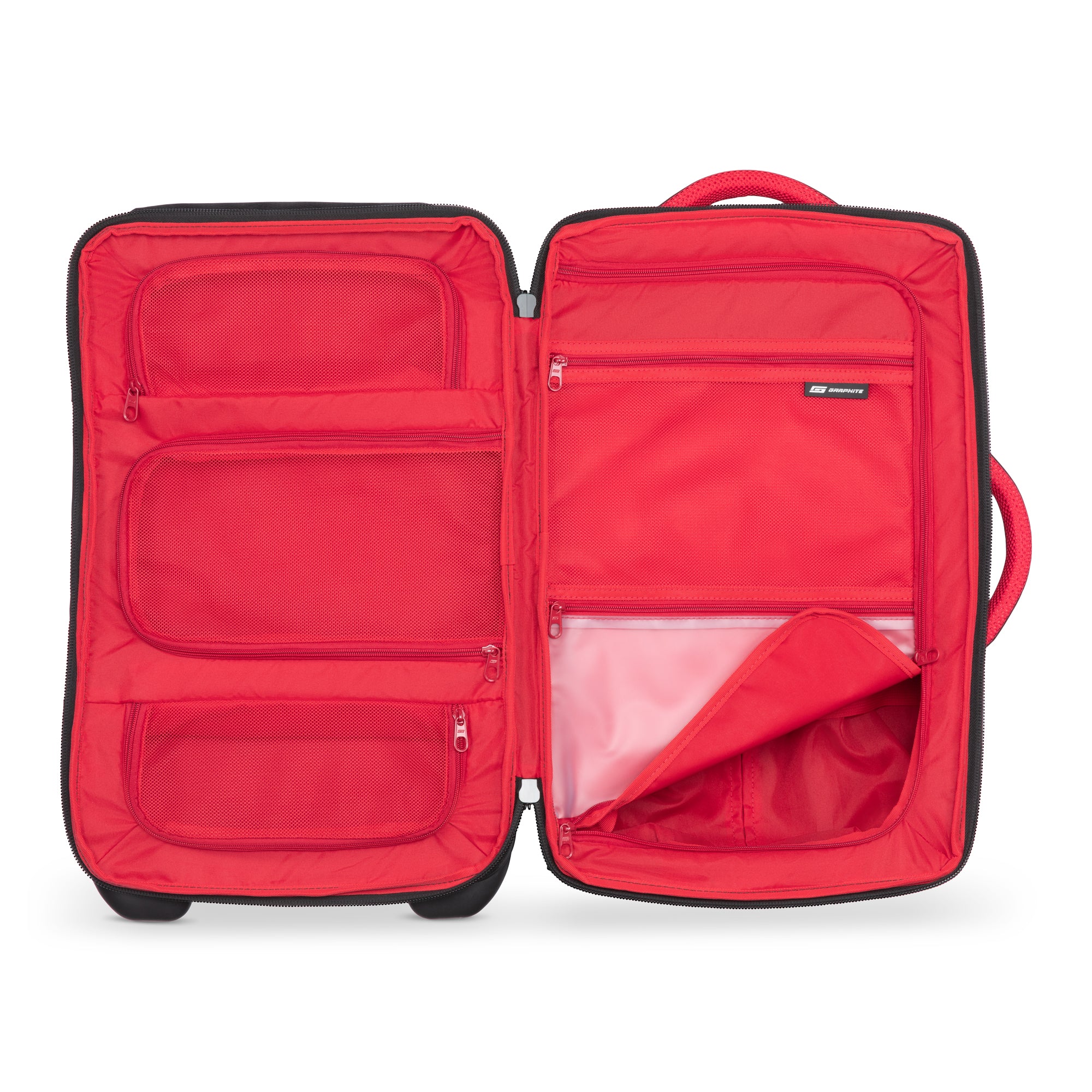 Graphite Metamorph Softside Carry On Luggage - Lightweight Expandable Suitcase for Air Travel, Business Trips & Weekend Getaways