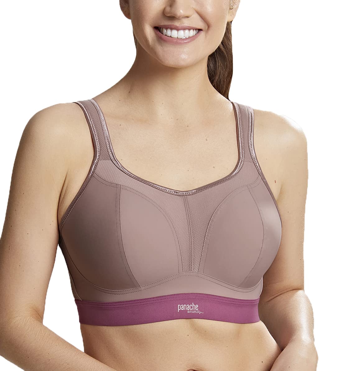 Panache Women's Non-Wired Sports Bra - High Impact Support, Breathable & Comfortable for Running, Yoga & Gym Workouts