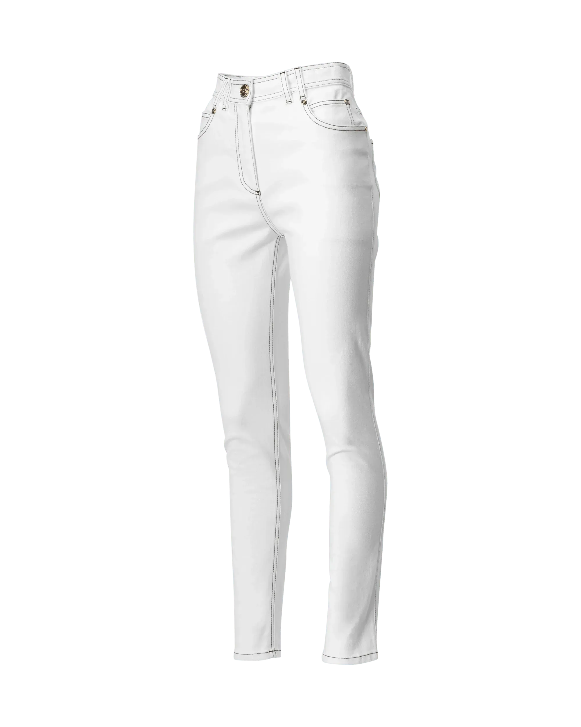 Stylish High Waist Contrast Stitch Skinny Jeans for Women - Perfect for Casual Outfits, Date Nights & Everyday Wear