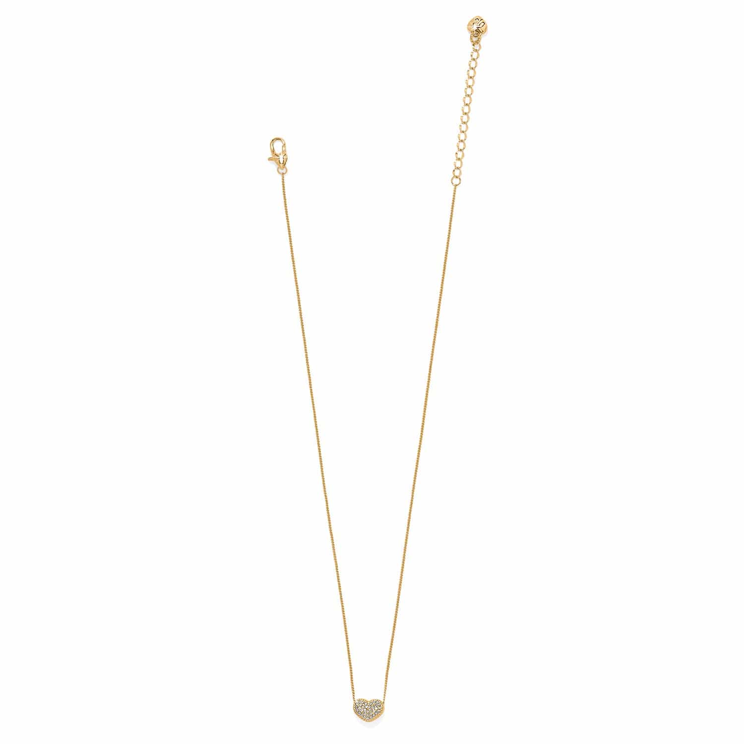 Illumina Celeste Heart Petite Necklace - Dainty Gold/Silver Pendant for Women, Perfect Gift for Valentine's Day, Anniversary & Everyday Elegance
