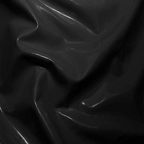 Premium Black PVC Vinyl Fabric - Waterproof, Durable & Flexible Material for Upholstery, DIY Projects, Outdoor Covers & Marine Applications