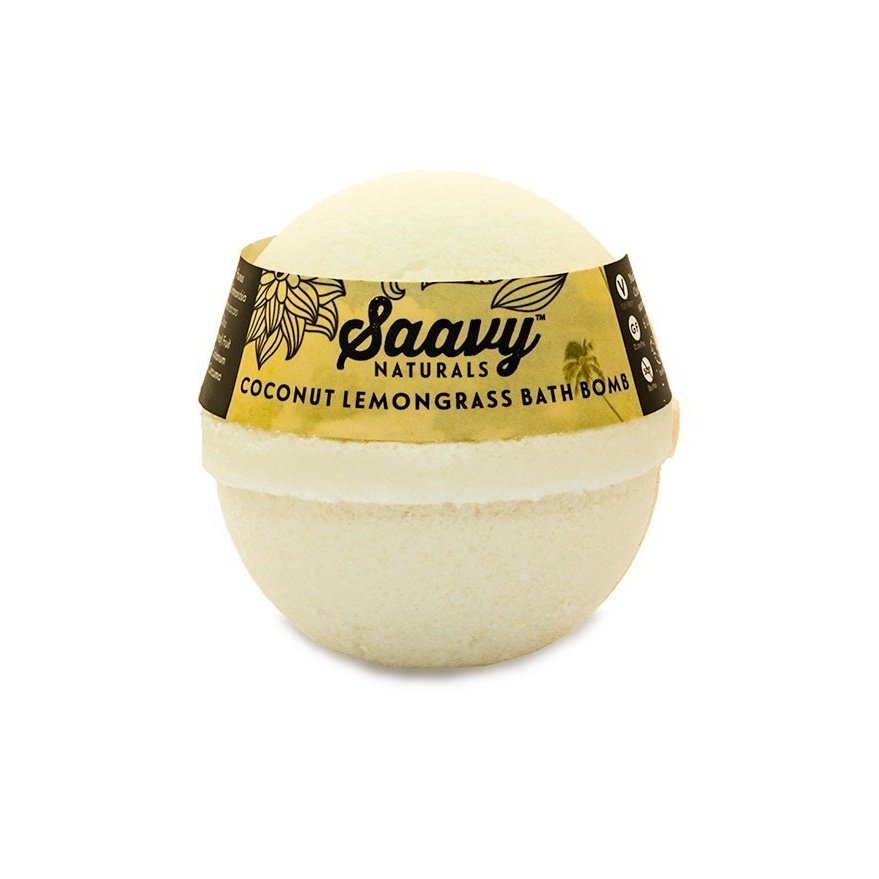 Luxury Coconut Lemongrass Bath Bombs for Relaxation - Moisturizing & Aromatherapy for Spa, Self-Care & Gift Giving