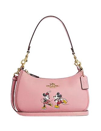 Coach Disney X Coach Teri Shoulder Bag with Ice Skate Motif - Stylish Crossbody Purse for Women, Fashionable Disney Collection Handbag for Daily Use, Work, and Special Occasions