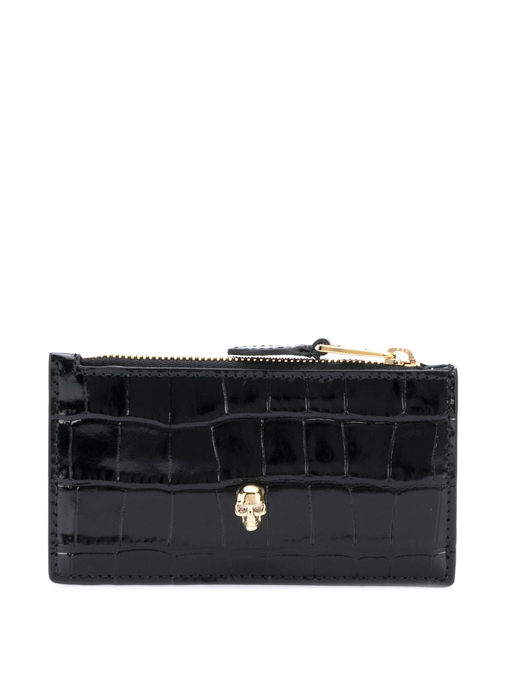 Alexander McQueen Black Leather Wallets for Men & Women - Stylish & Durable Designer Wallets for Everyday Use, Travel & Gift Giving