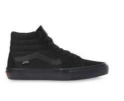 Vans Skate Sk8 Hi Pro Black/Black Shoes - High-Top Skateboarding Sneakers for Men & Women - Perfect for Streetwear, Skateboarding & Casual Wear