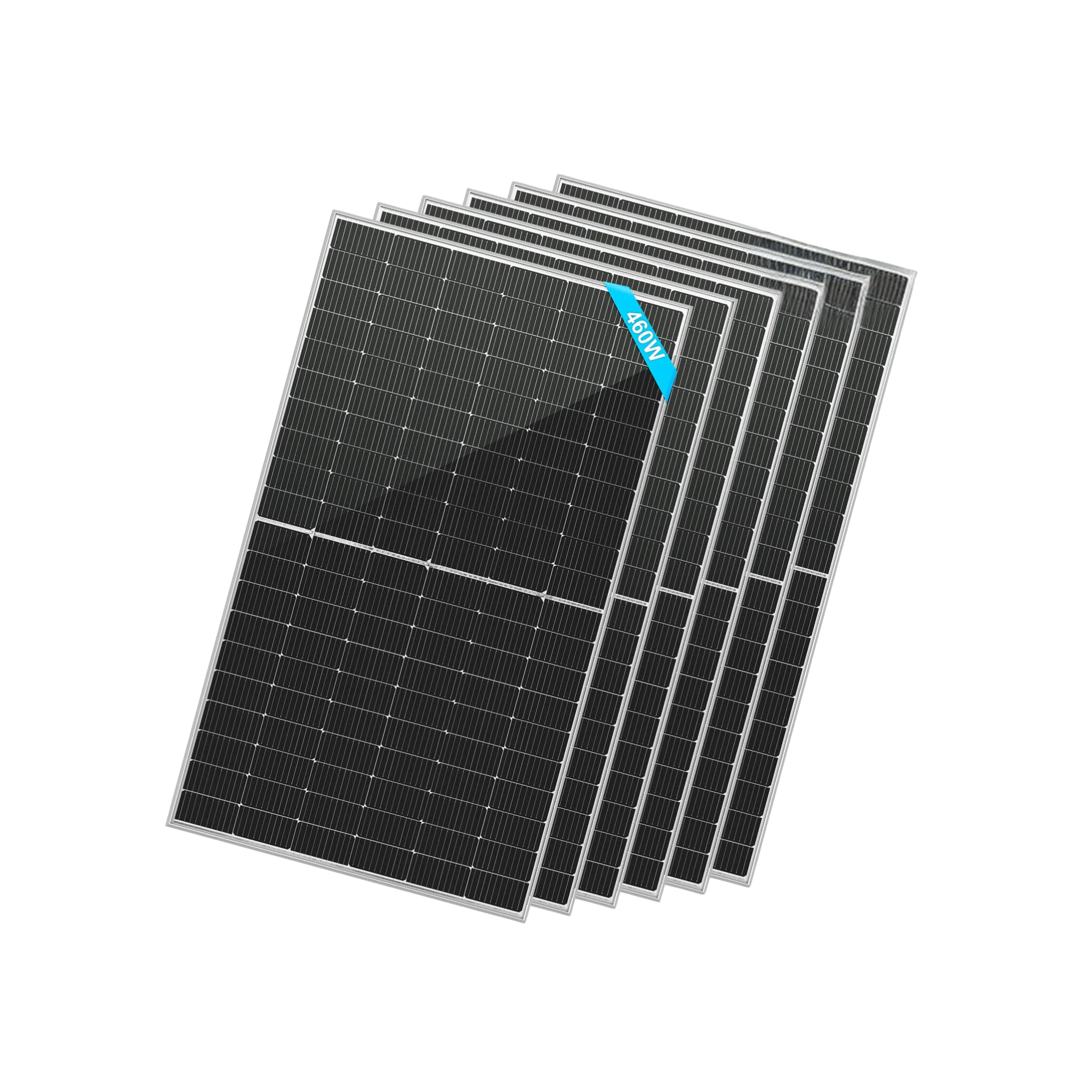 SunGoldPower 460 Watt Bifacial PERC Solar Panel - High Efficiency Monocrystalline Module for Home & Commercial Use | SG-460WBG | Ideal for Rooftop, Ground Mount & Off-Grid Solar Systems