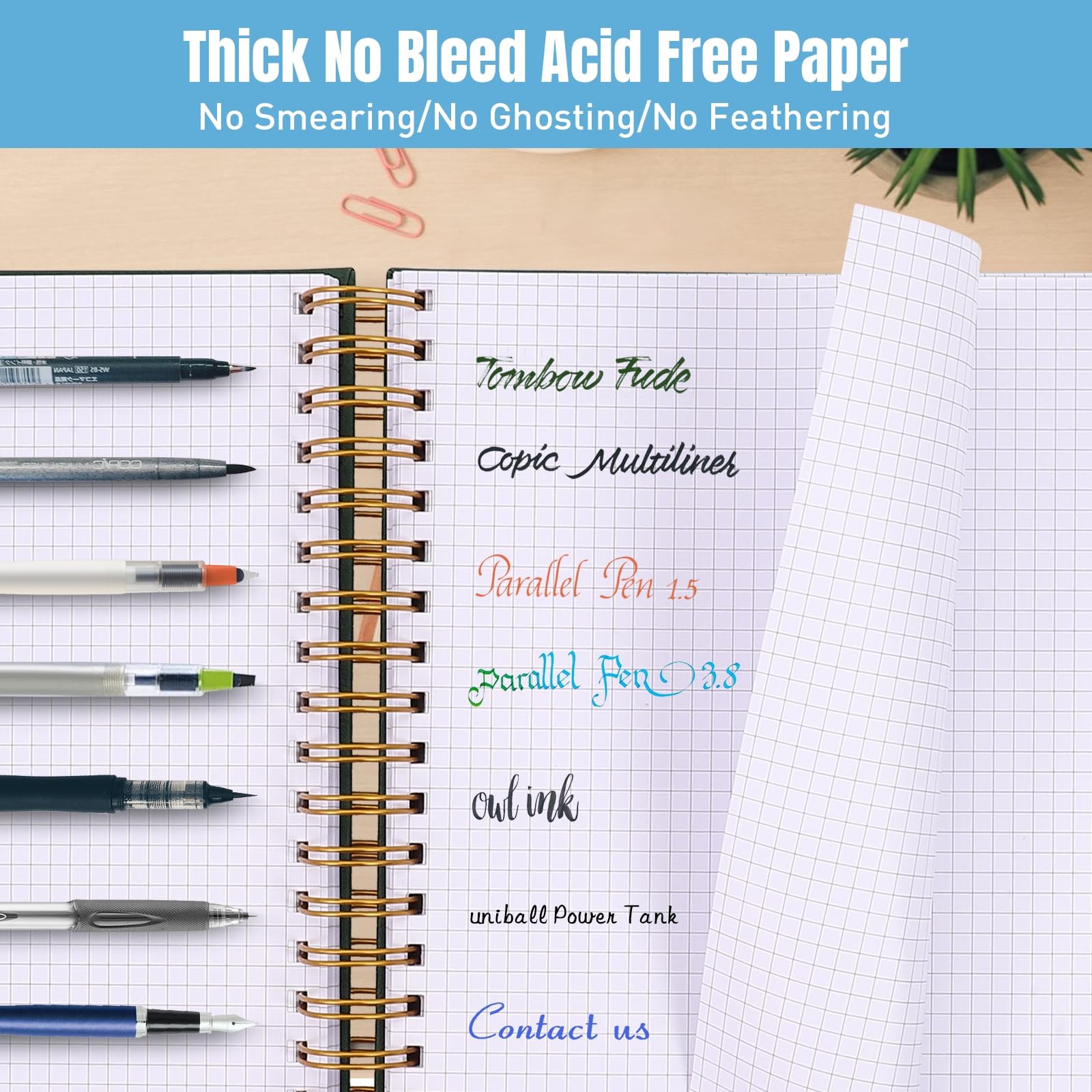 Premium Graph Paper Notebook - 8.5