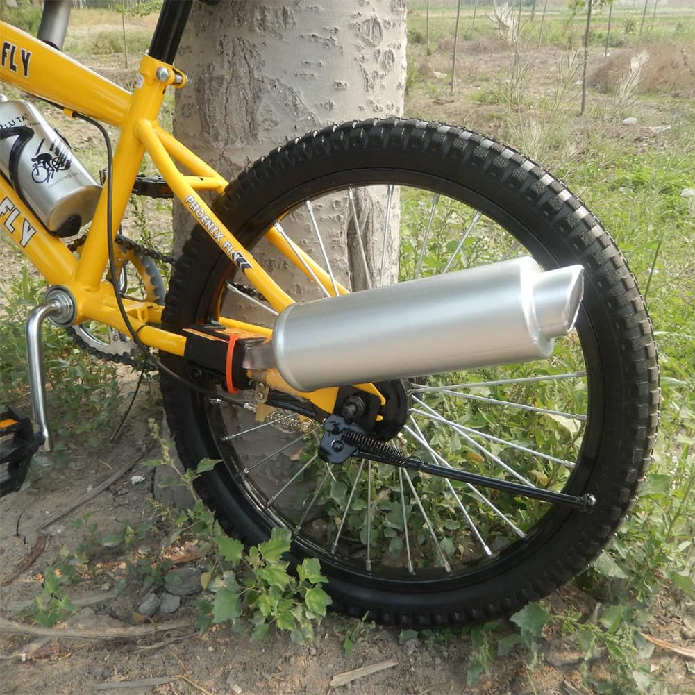 Bike Turbo Pipe - Bicycle Exhaust Sound System & Spoke Sound Maker Kit | Motorcycle-Style Cycling Accessories for Mountain & Road Bikes | Perfect for Bike Enthusiasts & Pranksters