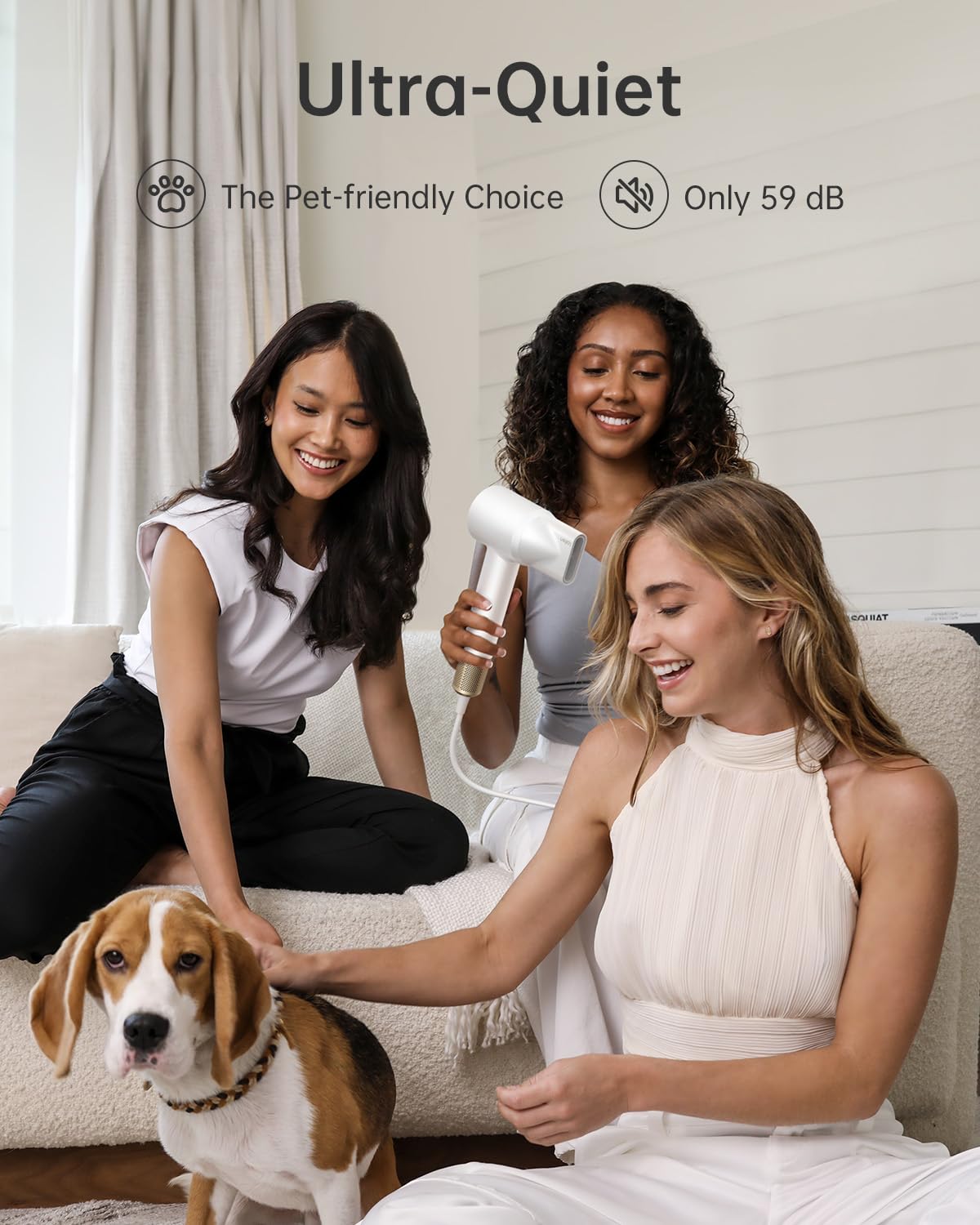 Laifen Swift Hair Dryer - 110,000 RPM Brushless Motor, 200 Million Negative Ions for Fast Drying & Frizz Control | Lightweight Travel Blow Dryer with Smooth Nozzle & Thermo Control | Perfect for Home Use, Salon Styling & On-the-Go Hair Care