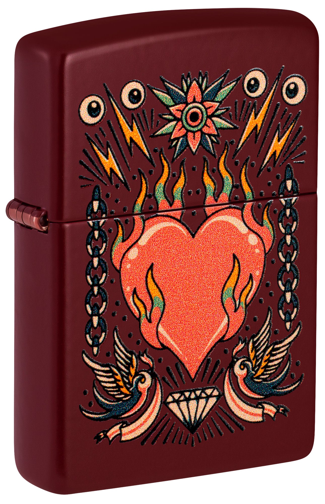 Trendy Heart Tattoo Design - Perfect for Couples, BFFs & Body Art Lovers - Ideal for Tattoo Parlors & Personal Expression