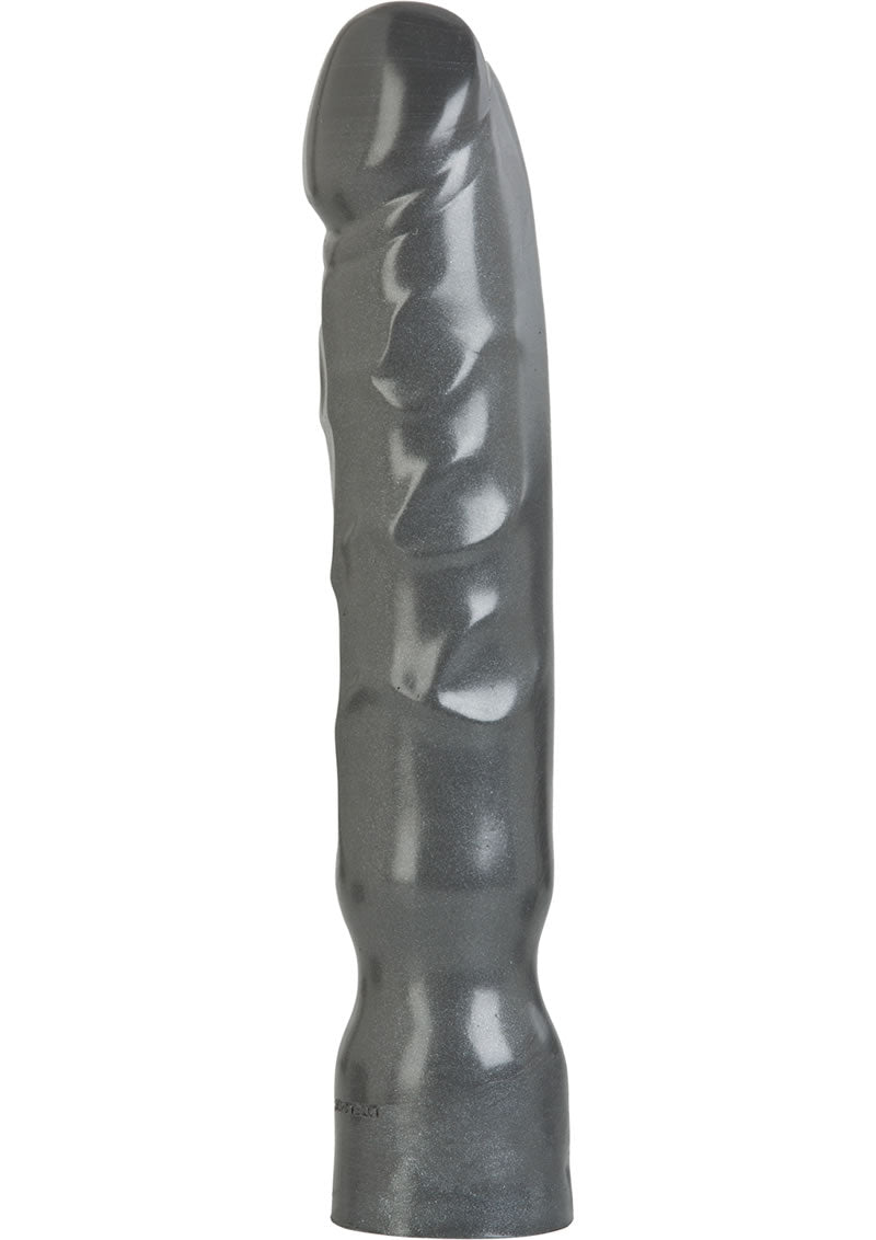 American Bombshell Big Boy Dildo 11.4 Inch Gun Metal - Large Realistic Adult Toy for Men & Women, Perfect for Couples Play & Solo Pleasure