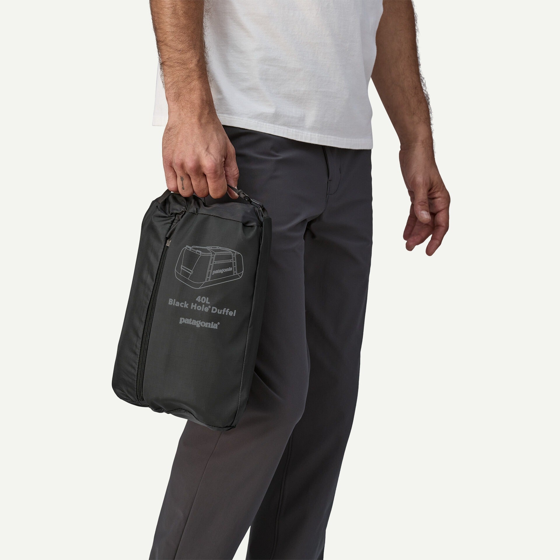 Black Hole Duffel 40L - Waterproof Travel Duffel Bag for Outdoor Adventures, Gym & Weekend Getaways | Durable Carry-On Luggage for Hiking, Camping & Sports
