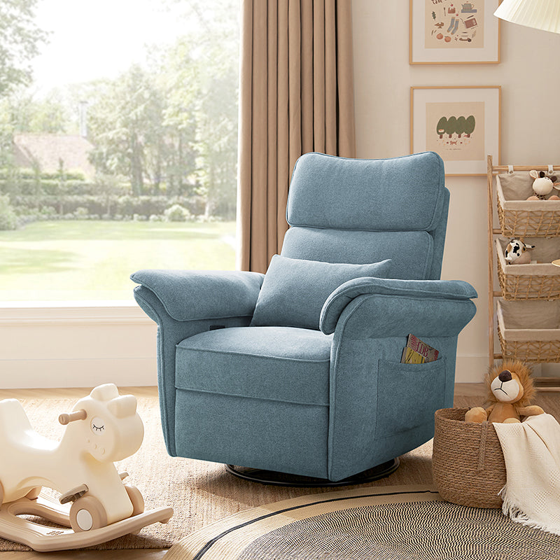 Comfortable Baby Nursery Power Glider Recliner - Perfect for Nursing, Rocking & Bonding with Your Newborn - Ideal for Nurseries, Bedrooms & Living Rooms