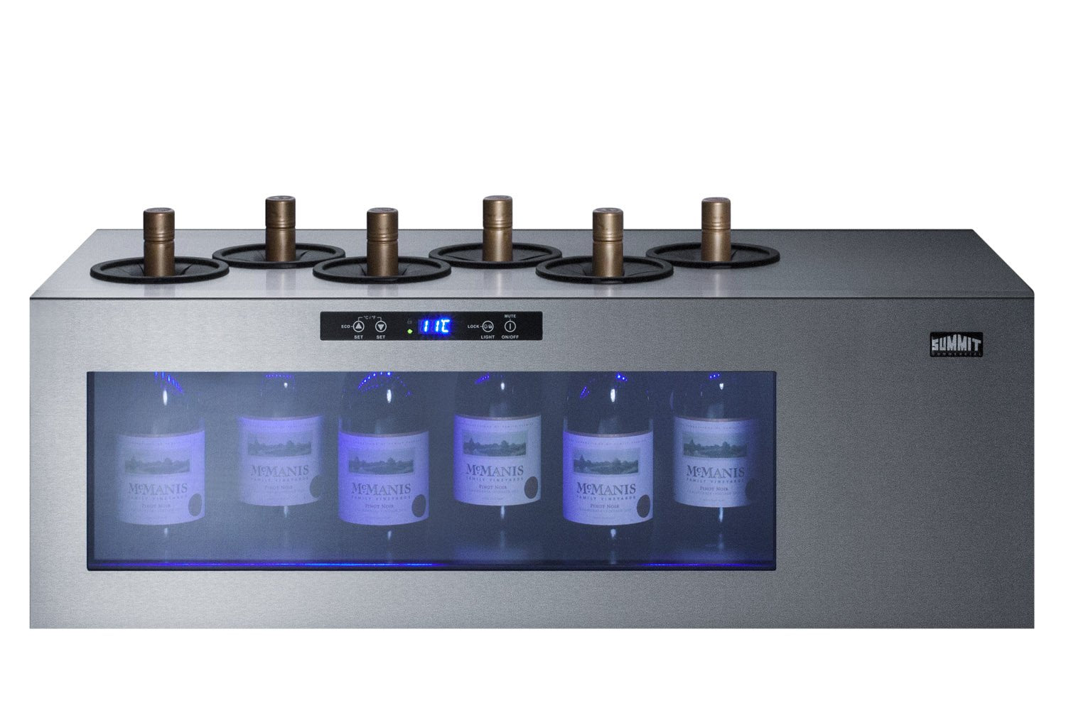 SUMMIT 36 Inch Open Bottle Countertop Wine Cooler Refrigerator - STC6 Model for Kitchen, Bar, Dining Room & Home Entertainment Spaces
