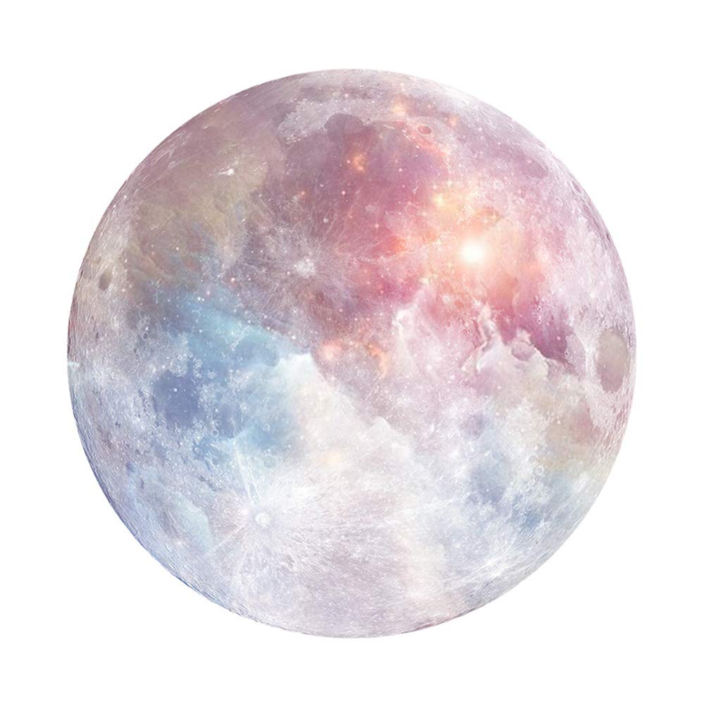 HaloVa Anti-Slip Round Mouse Pad with Planet Design - Ergonomic Desk Mat for Computer, PC, Laptop - Custom Office & Home Accessory - Perfect for Gaming, Work & Study Spaces
