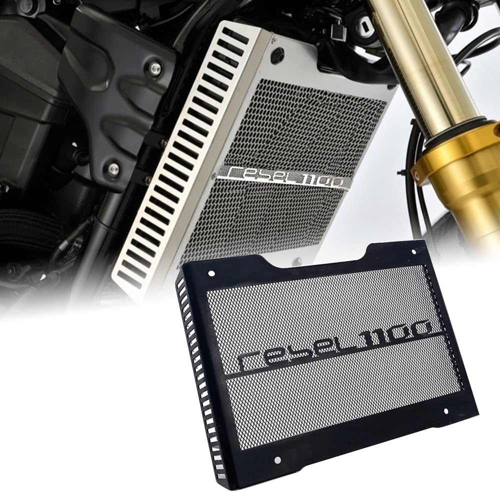 Honda Rebel 1100 Radiator Guard (2021-2022) - Black Metal Mesh Protective Cover for CMX1100 Water Tank - Perfect for Motorcycle Protection & Off-Road Riding