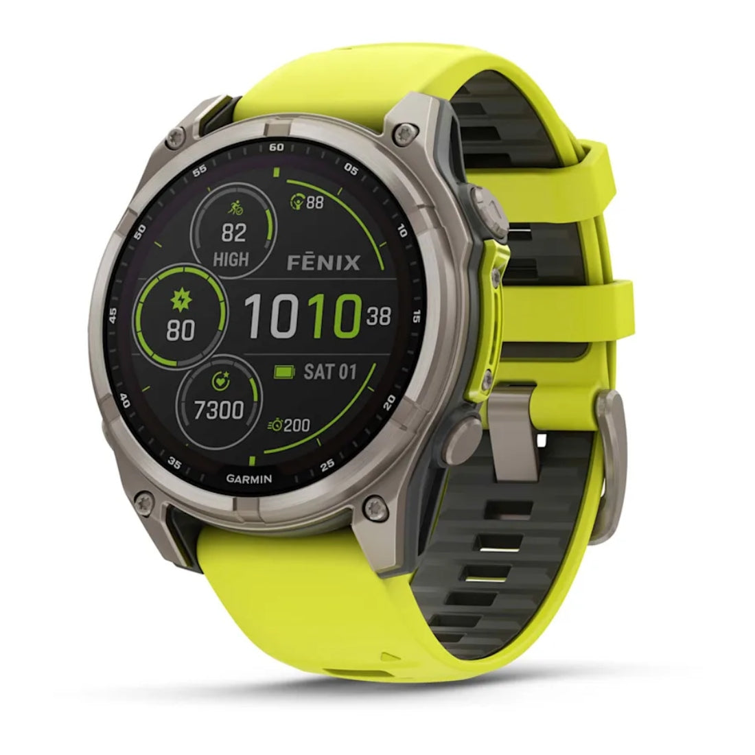 Fenix 8 47mm Sapphire Solar Smartwatch - GPS, Heart Rate Monitor & Fitness Tracker for Outdoor Sports, Running, Hiking & Daily Activity Tracking