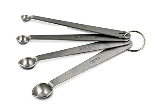 BouboboP Measuring Spoons Set - Stainless Steel Dash & Pinch Measuring Spoons for Baking, Cooking, and Coffee | Essential Kitchen Tools for Precise Measuring | Perfect for Home Bakers and Professional Chefs