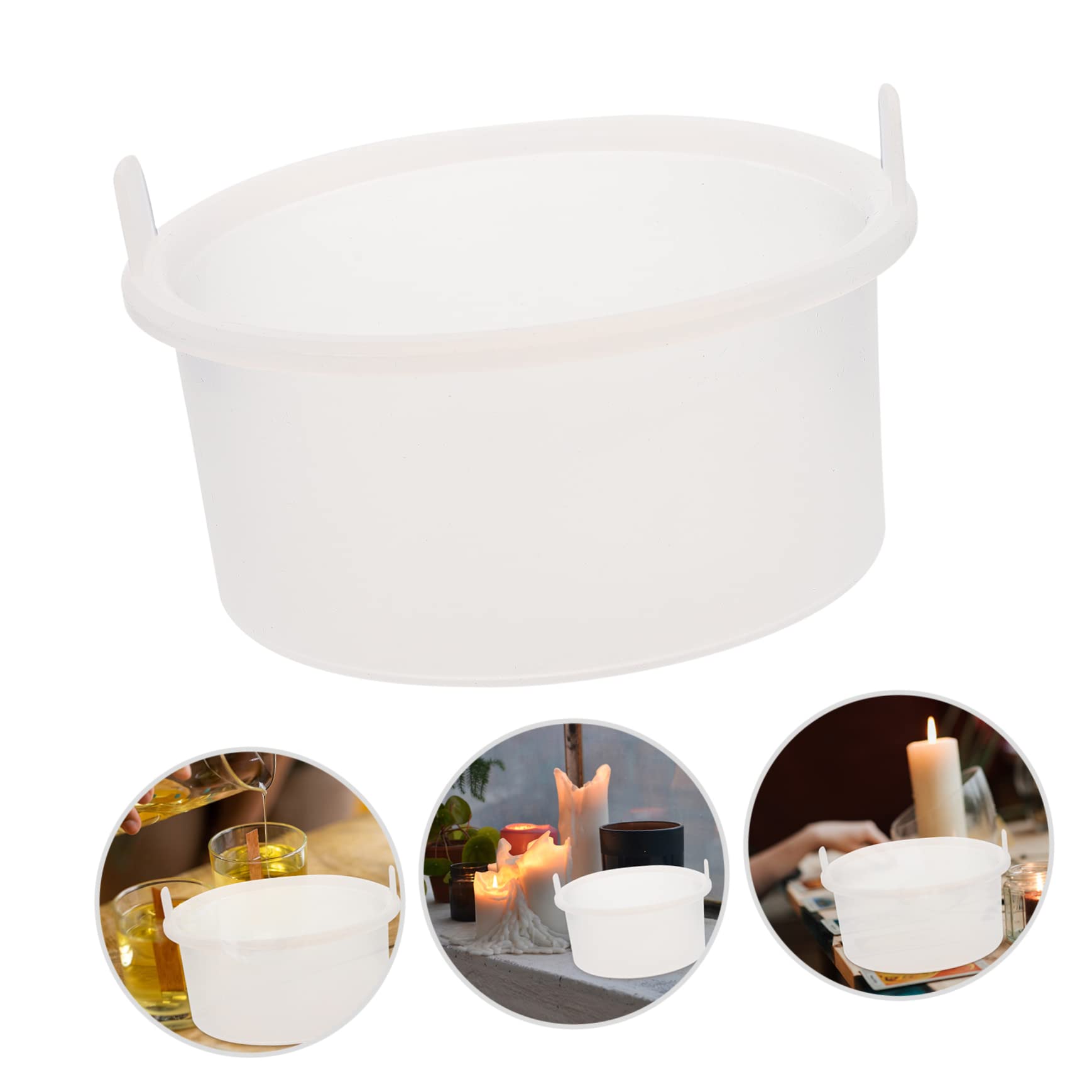 Premium Silicone Wax Melting Bowl - 1pc Wax Warmer & Melter for Aromatherapy, DIY Candles, Essential Oils | Non-Stick, Heat-Resistant Wax Container for Home, Spa, Yoga & Relaxation