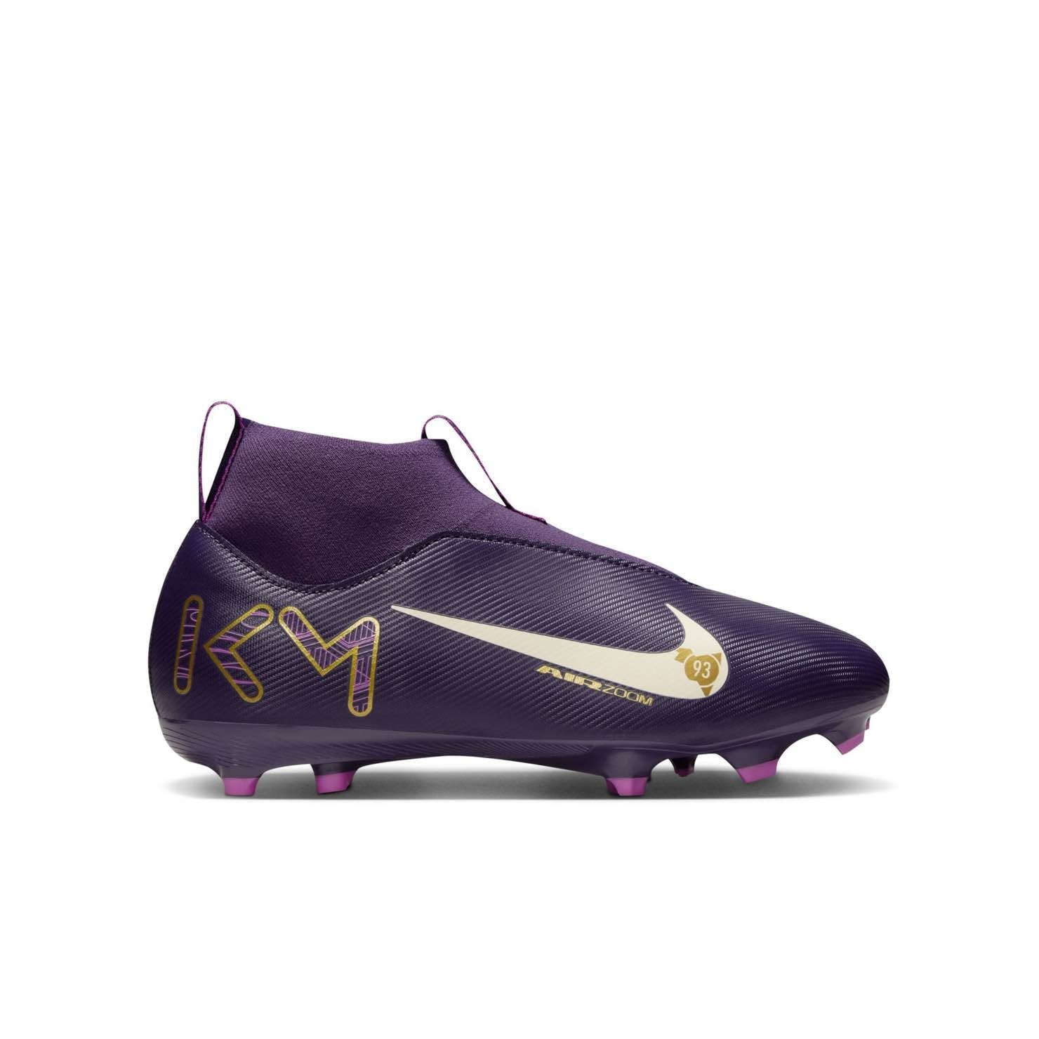 Nike Jr. Mercurial Superfly 10 Academy Kylian Mbappé Soccer Cleats - Youth Football Shoes for Artificial Grass - Perfect for Training & Matches