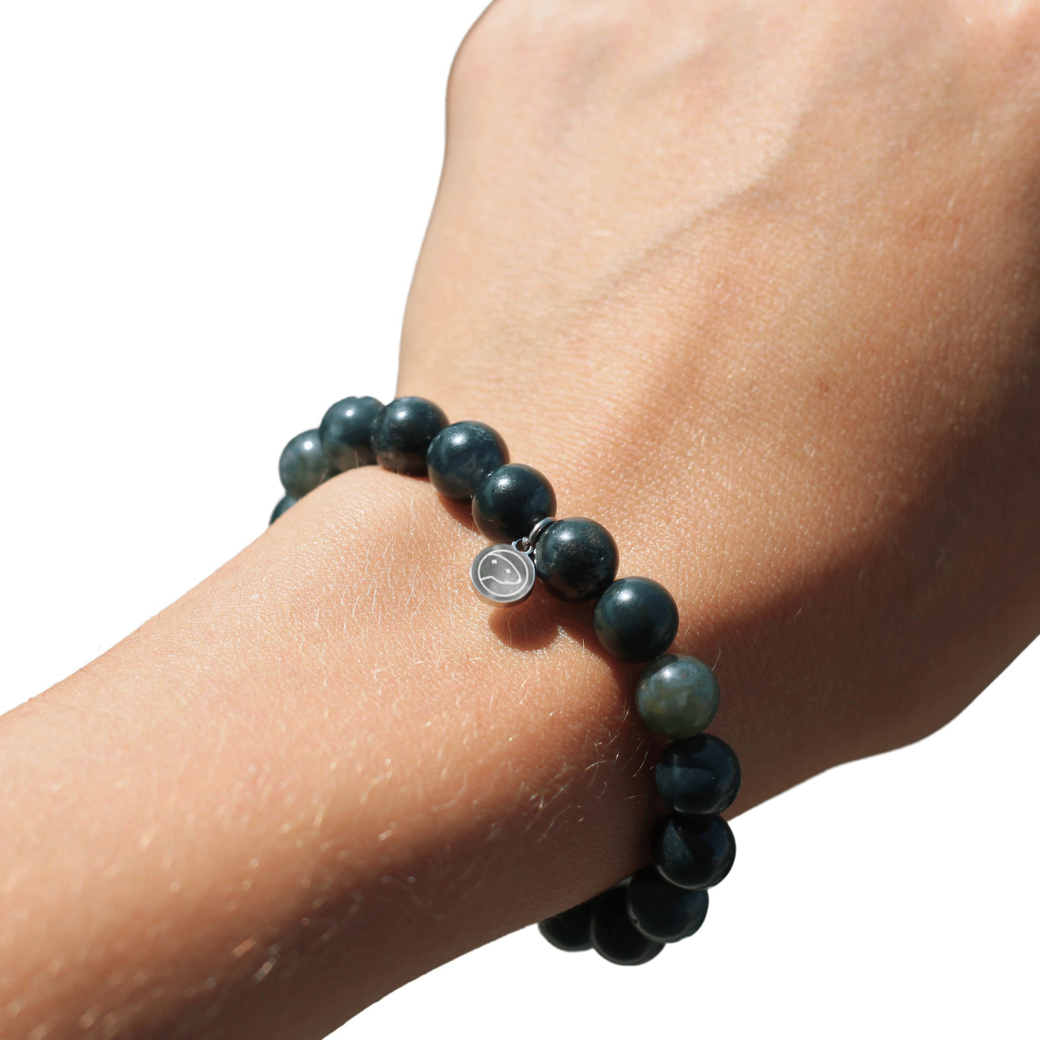 Healing Aquatic Agate Bracelet for Women - Natural Stone Crystal Beaded Jewelry for Stress Relief & Positive Energy - Perfect for Yoga, Meditation & Spiritual Wellness
