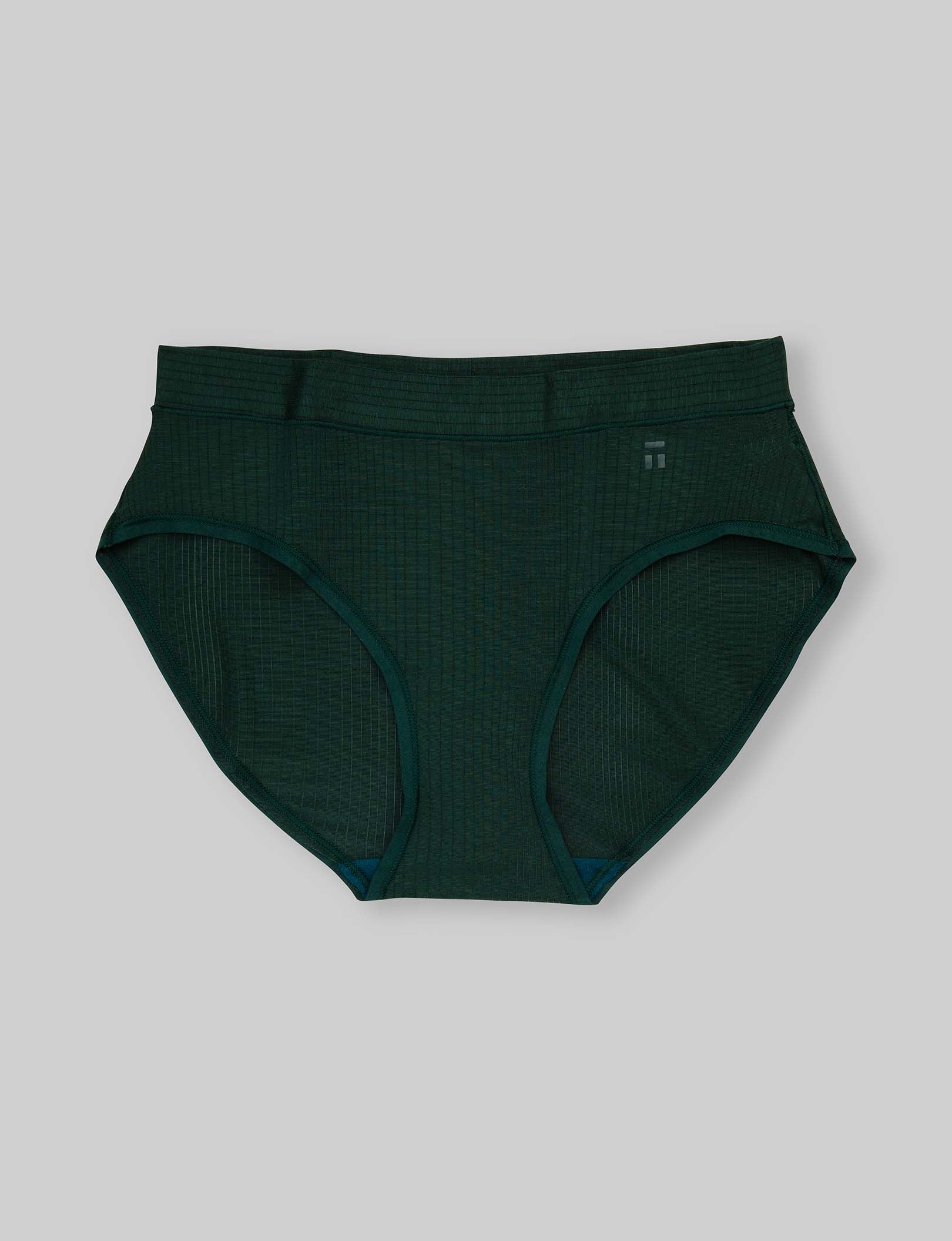 Women's Second Skin Luxe Rib Brief - Ultra Soft Comfort Underwear for Everyday Wear | Perfect for Yoga, Lounge & Sleep