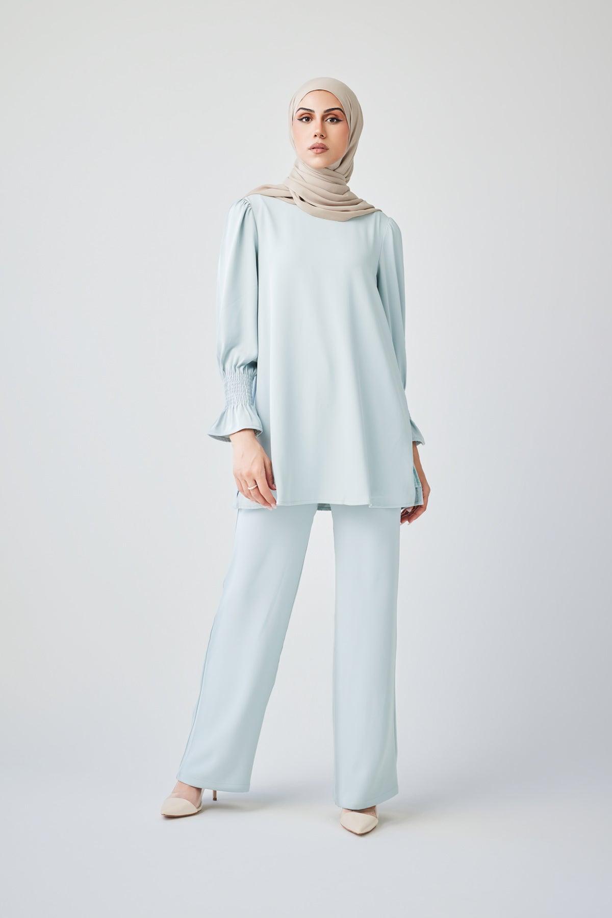 Lana Everyday Top - Soft & Comfortable Women's Casual Blouse in Powder Pink | Perfect for Work, Date Night & Weekend Outfits