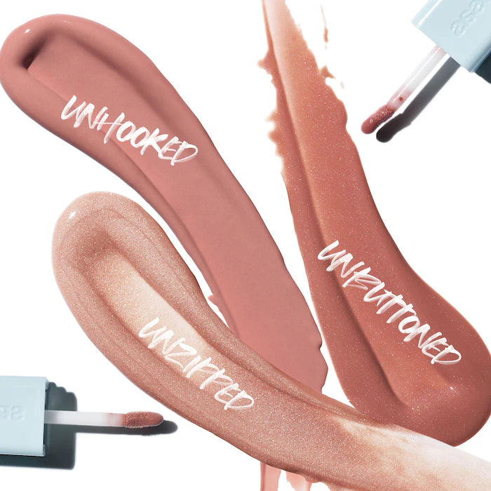 Kosas Gloss Voluminizador Wet Lip Oil - Plumping Peptide Lip Treatment for Fuller Lips | Hydrating & Shiny Lip Gloss for Day & Night Wear