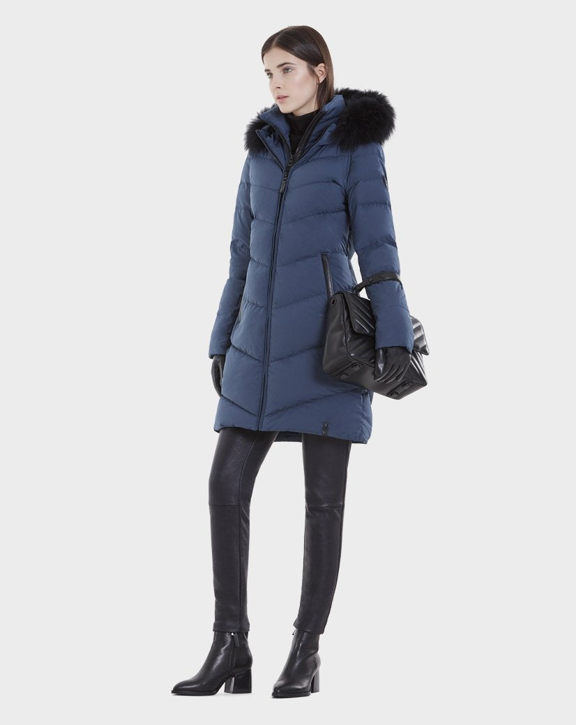 MYA CA EN L119504 Navy Blue Women's Casual Dress - Perfect for Office, Party & Everyday Wear