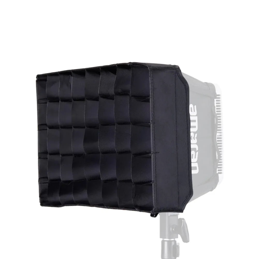 Amaran Pano 60C LED Light Panel with Honeycomb Grid - Professional Photography & Video Lighting for Studio, YouTube, and Live Streaming