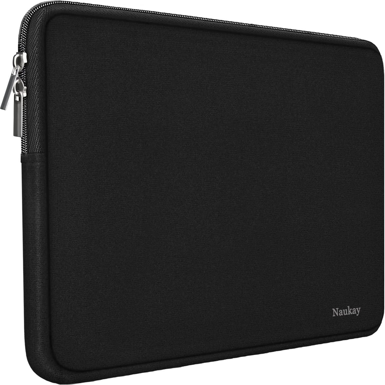 Premium 13-13.3 Inch Neoprene Laptop Sleeve Case for MacBook Pro & Air - Water Resistant Protective Cover with Padded Interior, Lightweight Carrying Bag for Notebook Computers & Tablets - Perfect for Travel, Office & School (Black)