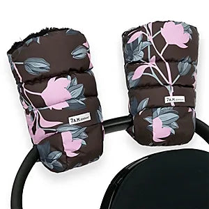 Warmmuffs 212 Premium Car Seat Cover Cocoon - Soft & Cozy Baby Car Seat Protector for Winter - Perfect for Travel, Stroller & Nursery in Nightingale Garden Design