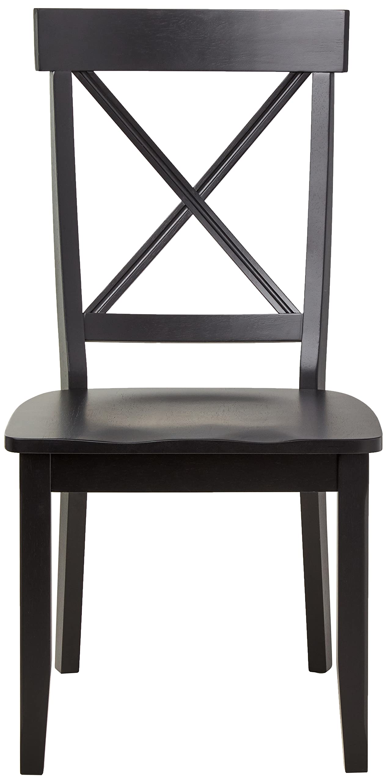 Homestyles Blair Black Dining Chairs Set of 2 - Modern Kitchen & Dining Room Furniture for Home, Restaurant, and Office Use