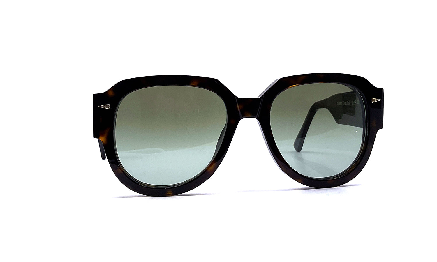 Ahlem x Palais Galliera The Galliera Sunglasses - Dark Turtle Frame with UV Protection - Stylish Retro Shades for Women & Men - Perfect for Outdoor Activities, Travel, and Fashion Statements