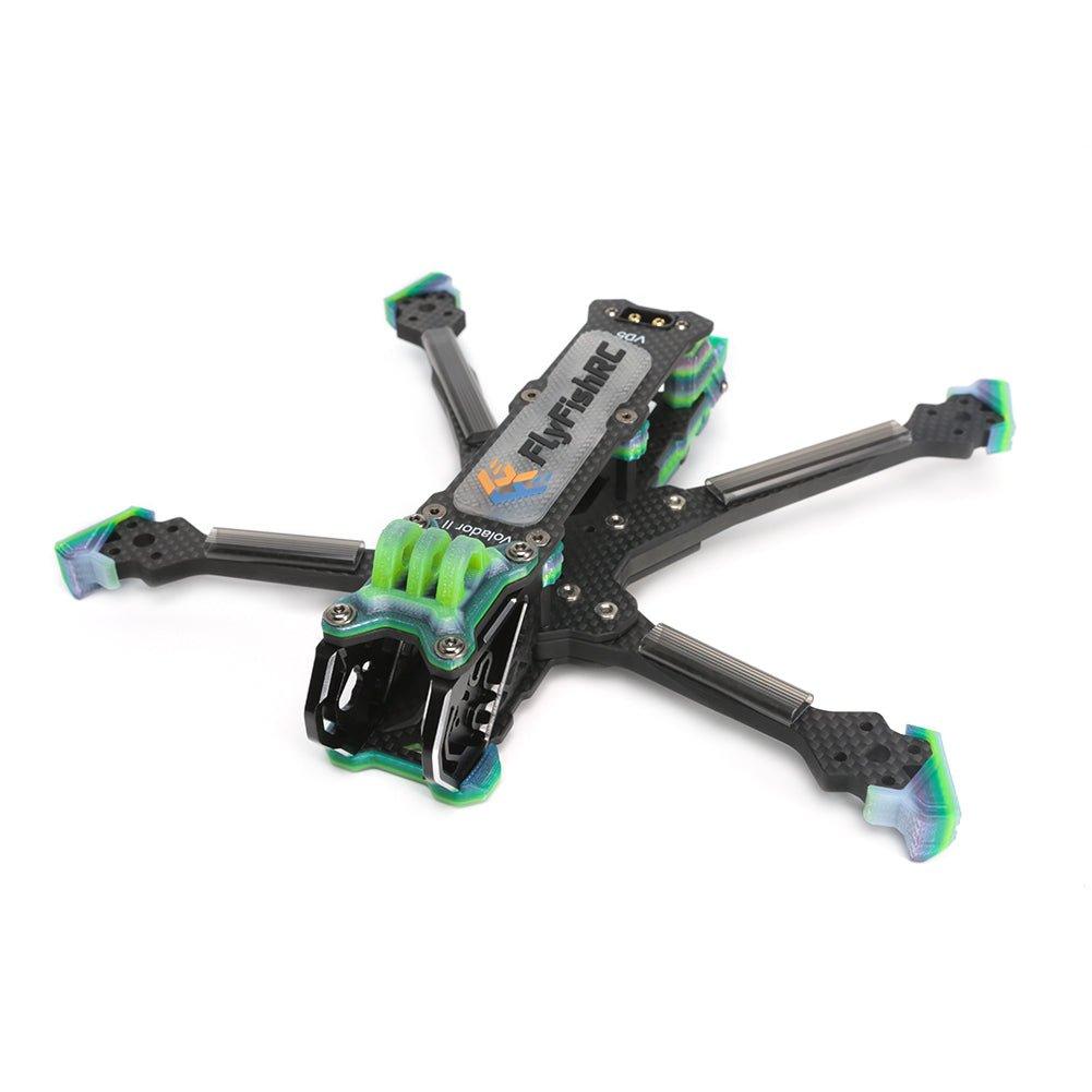 FlyFishRC Volador II VD5 LR O3 Deadcat 5 Frame Kit - Lightweight Carbon Fiber FPV Drone Frame - Compatible with DJI O3 Air Unit - Choose Your Color - Perfect for Aerial Photography & FPV Racing