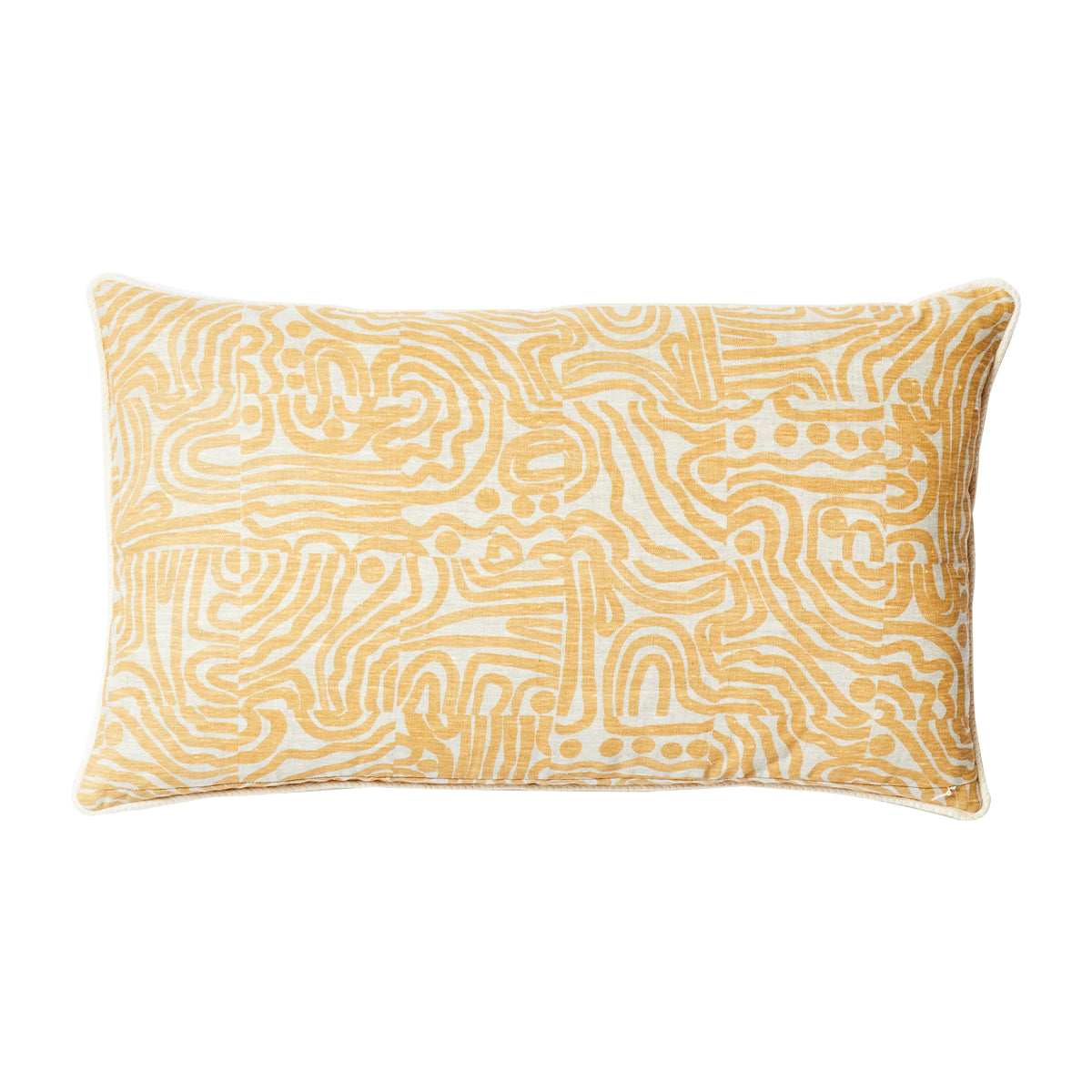 Bonnie & Neil Ocean Swell Cushion Cover - 45x75cm Waterproof Outdoor Pillow for Patio, Beach & Poolside - Coastal Home Decor & Bohemian Style Throw Pillow