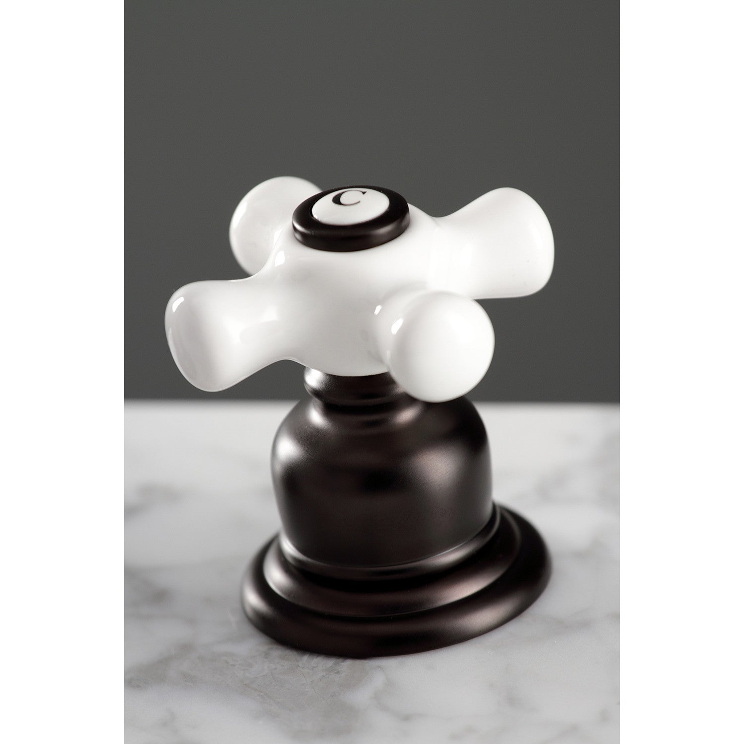 American Classic FSC1975PX Oil Rubbed Bronze Widespread Bathroom Faucet - 2 Handle 3 Hole Deck Mount with Pop Up Drain - Perfect for Modern Bathroom Vanities and Powder Rooms