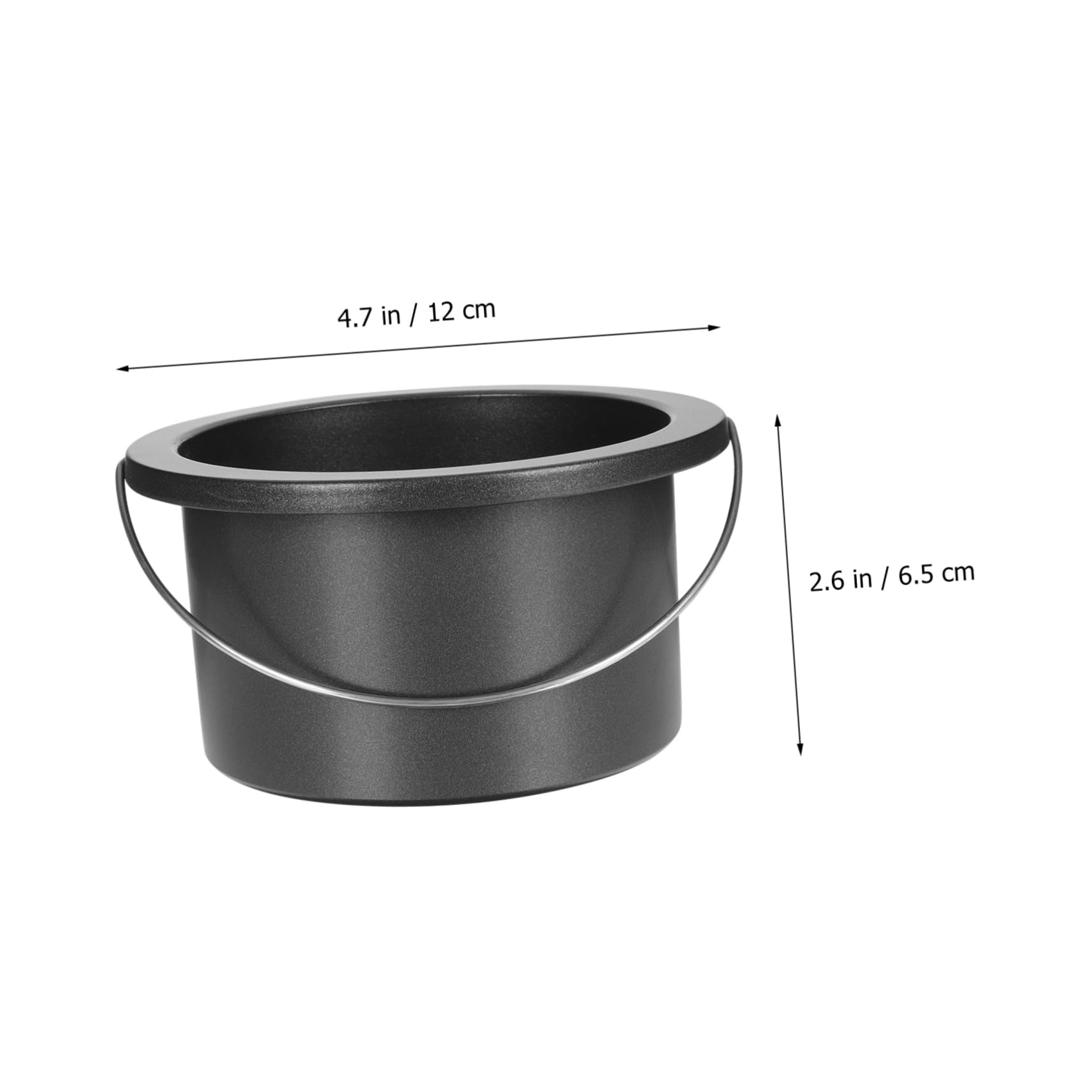 Mikinona Electric Wax Warmer Machine - 1pc Aluminum Inner Pot for Hair Removal, Wax Melting & Candle Making | Portable Wax Heater for Salon, Spa & Home Use (Black)