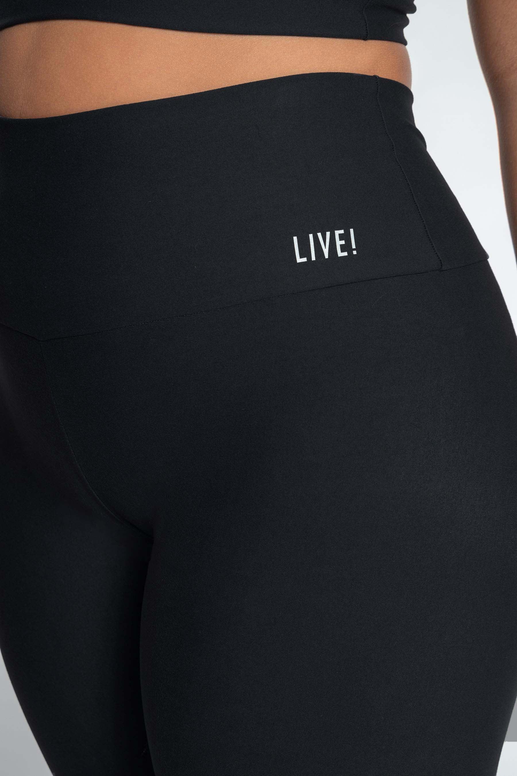 High-Waisted Essential Active Tights for Women - Comfortable Workout Leggings for Yoga, Running & Gym - Live!+ Fitness Collection