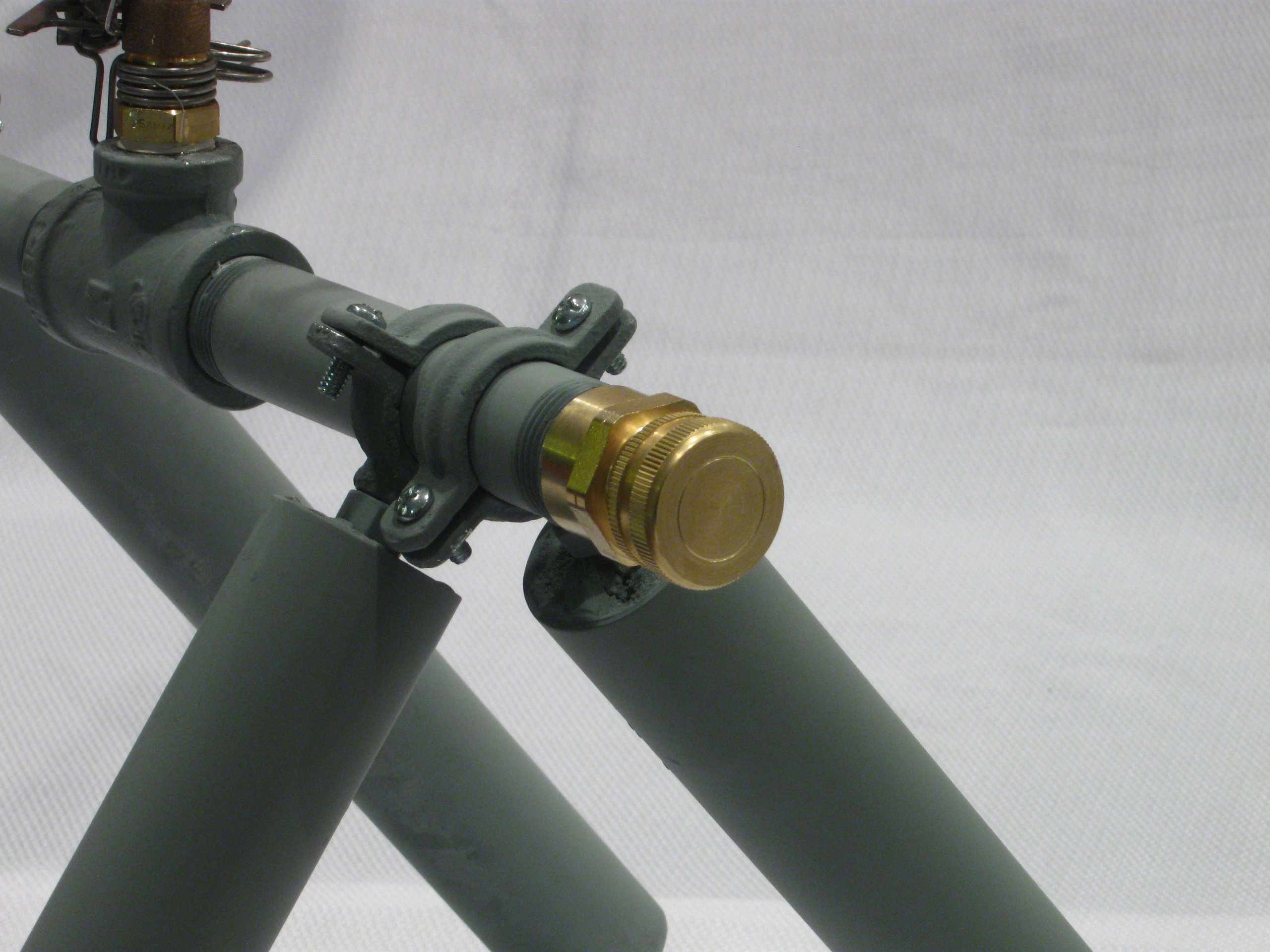 Iron Owl Gray Rooftop Sprinkler - Wildfire Ember Protection System for Home & Roof Safety - Perfect for Fire-Prone Areas & Emergency Preparedness