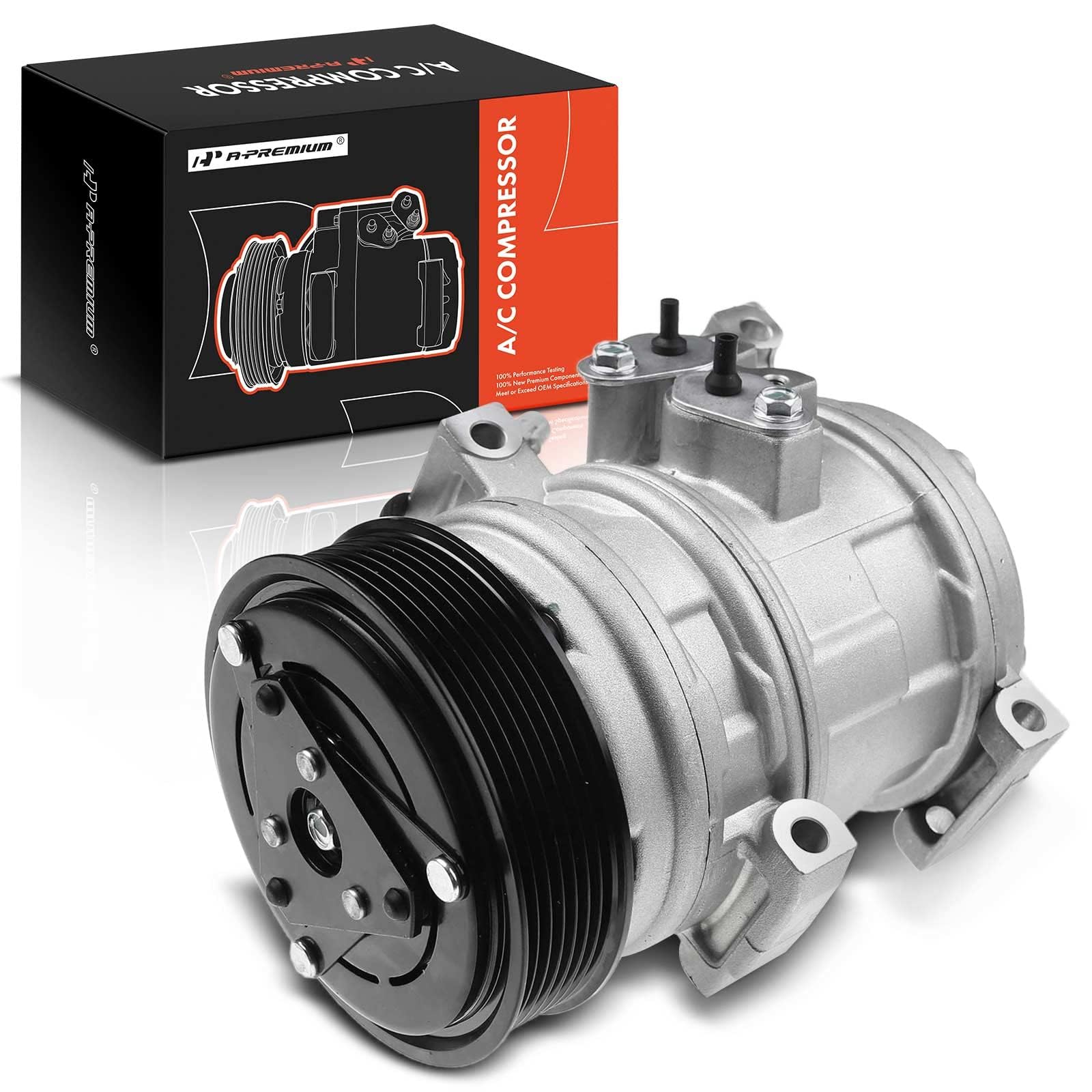 Premium AC Compressor with Clutch for 2007-2010 Scion tC 2.4L Coupe - High Performance Auto Air Conditioning Replacement Part - Perfect for Summer Cooling & Road Trips