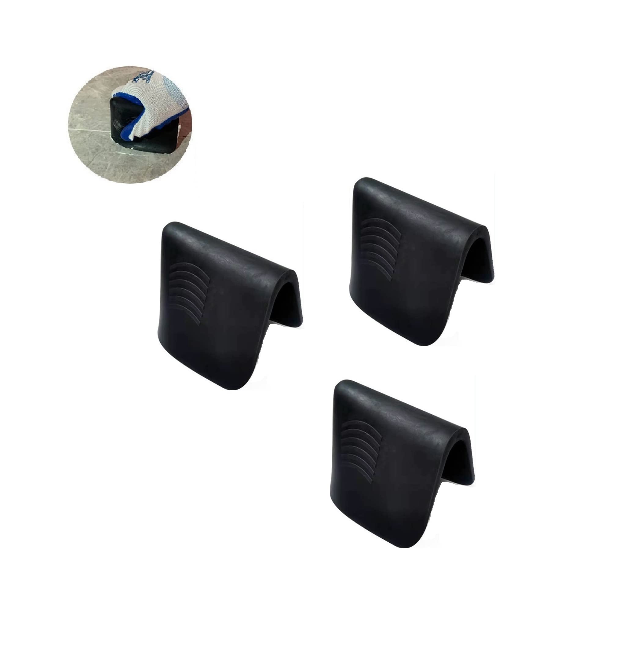 **3-Piece Caulking Tool Set - Caulking Finisher, Scraper & Applicator for Tile, Wood & Brick - Perfect for Home Renovation, Store Remodeling & Office Decoration**