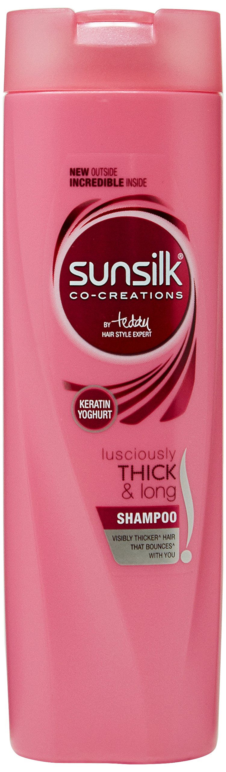 Sunsilk Lusciously Thick & Long Shampoo 340ml - Hair Growth & Volume Boost for Thicker, Longer Hair - Perfect for Daily Use & Damaged Hair Care