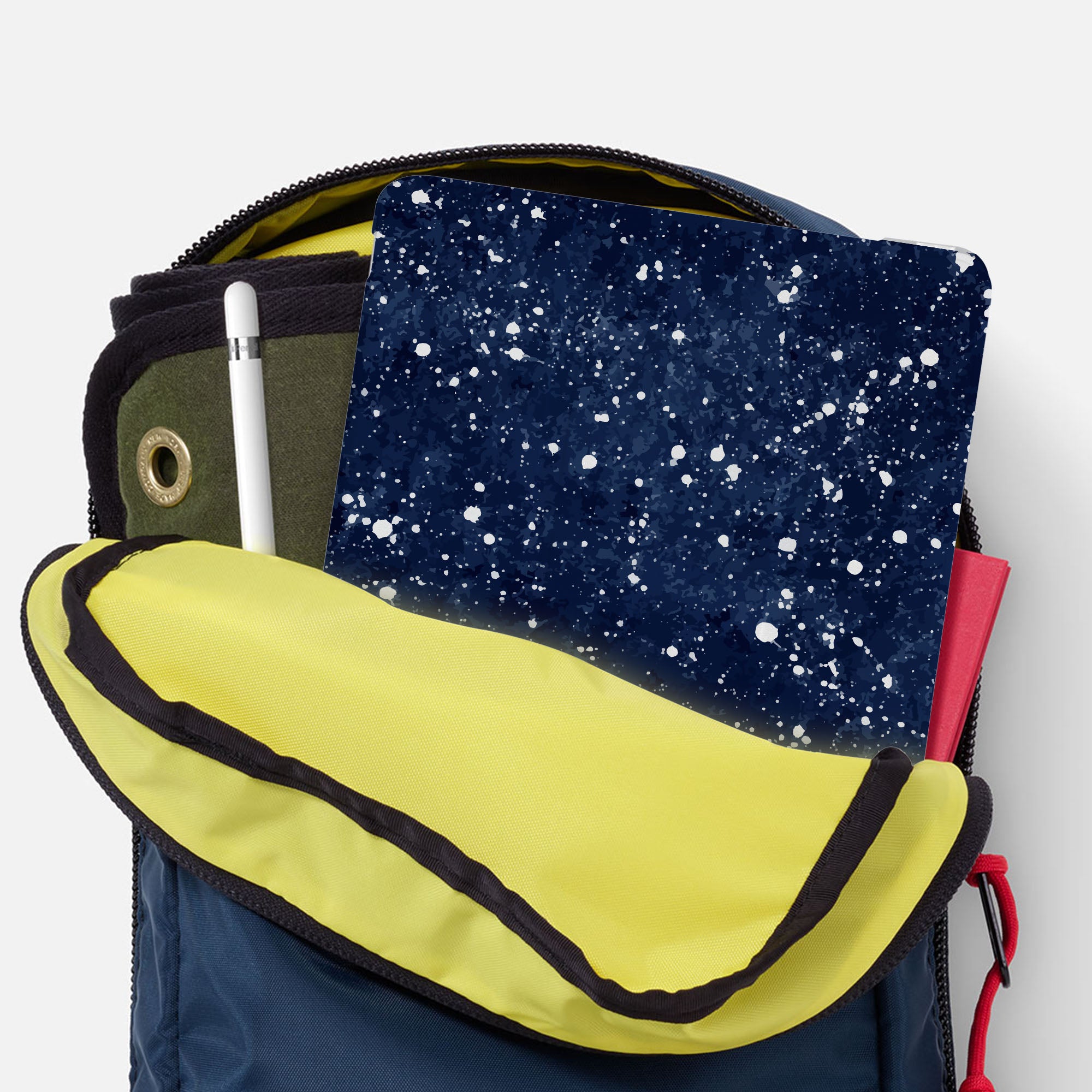 Premium See-Through iPad Case with Galaxy Universe Design - Slim Protective Cover for iPad Air/Pro, Perfect for Work, Travel & Everyday Use