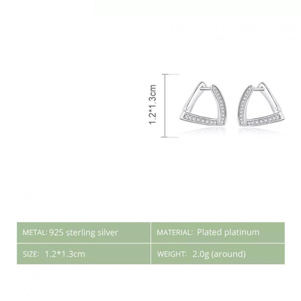 Hypoallergenic Sterling Silver Geometric Earrings for Women | Elegant Everyday & Party Jewelry Gift
