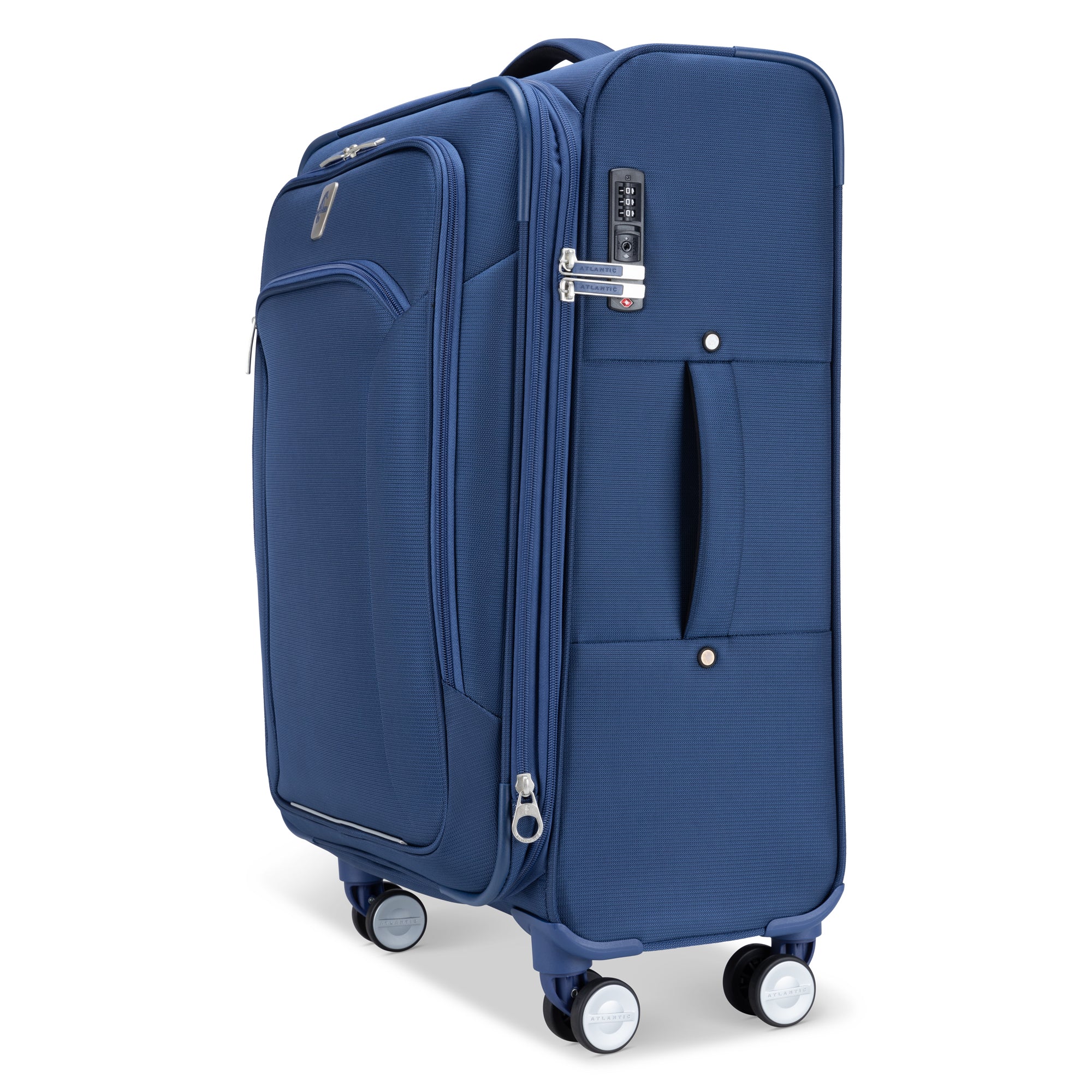 Atlantic Sailbound 3-Piece Luggage Set - Lightweight Spinner Suitcase with TSA Lock for Travel, Vacation & Business Trips (Carry-On, Medium & Large)