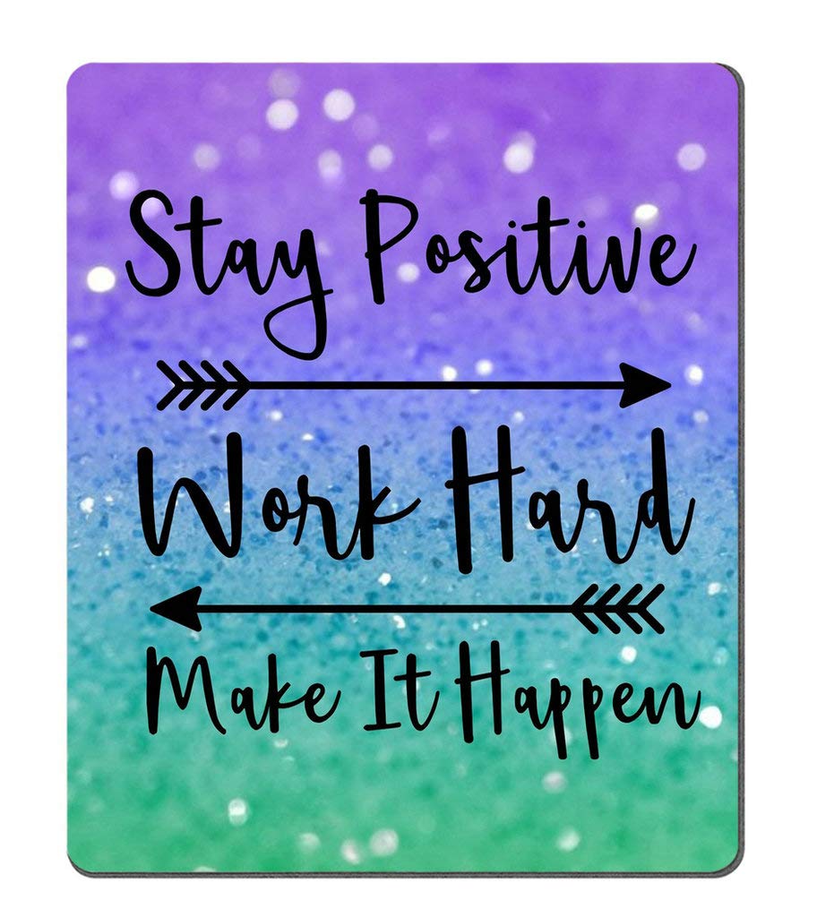 Custom Gaming Mouse Pad with Inspirational Quote - 