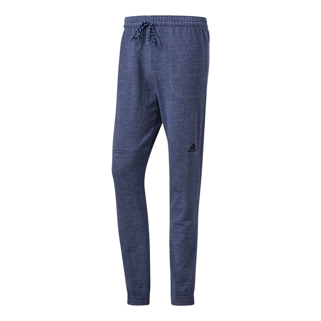 adidas Men's Essentials Heathered Piqué Pants - Comfortable Athletic Joggers for Casual Wear, Gym & Lounge | Moisture-Wicking & Breathable Fabric
