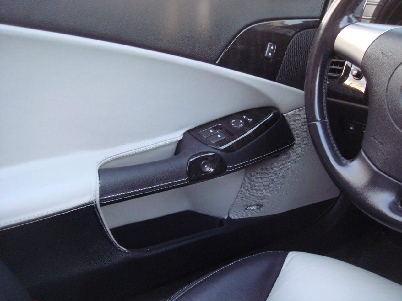 2005-2013 C6 Corvette Carbon Fiber Hydro Dip Interior Window Switch Panel Kit - Upgrade for GM Performance Corvettes | Perfect for Car Enthusiasts & Custom Builds