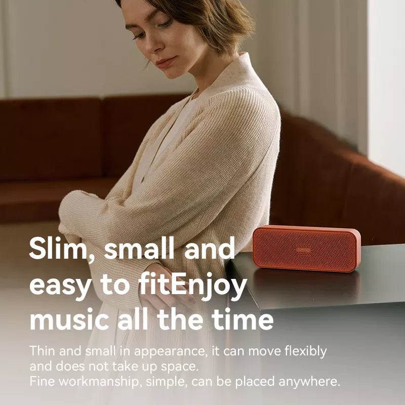 Sanag X15 Wireless Bluetooth Speaker - Portable Square-Shaped Speaker with HD Sound, IPX7 Waterproof, 24H Playtime for Outdoor, Travel, Pool Party & Home Use